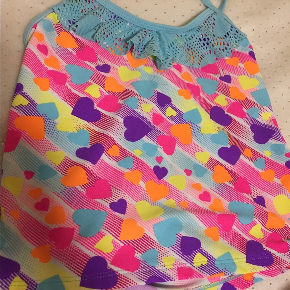 3 pcs bathing suit tankini shorts size 10/12
